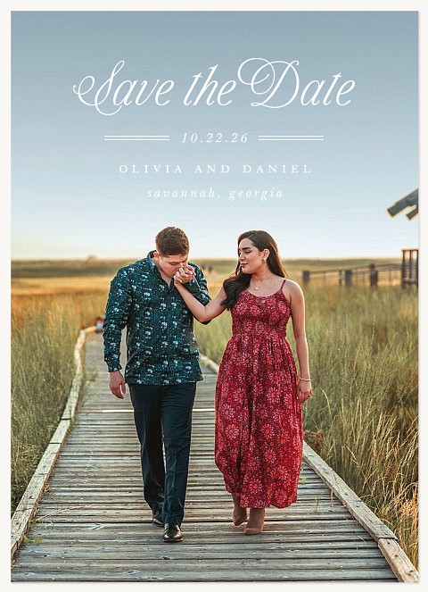 Easy Elegance Save the Date Cards