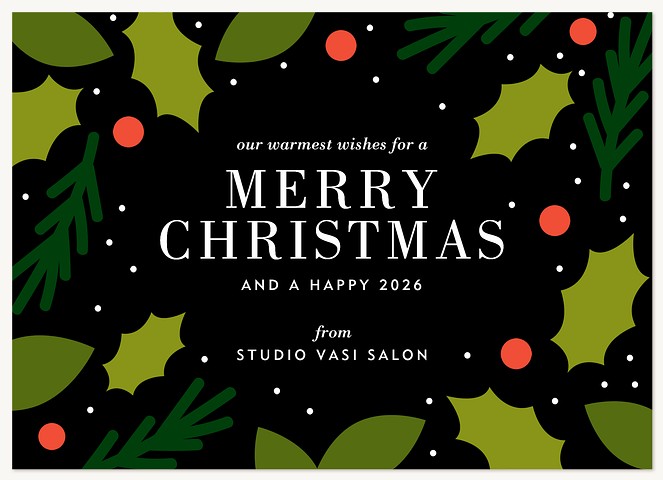 Festive Wonderland Business Holiday Cards