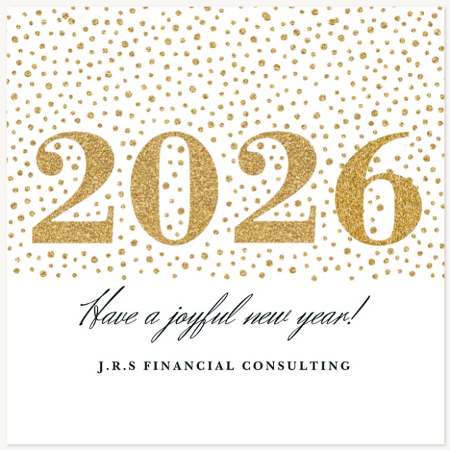 Sparkling Year Business Holiday Cards