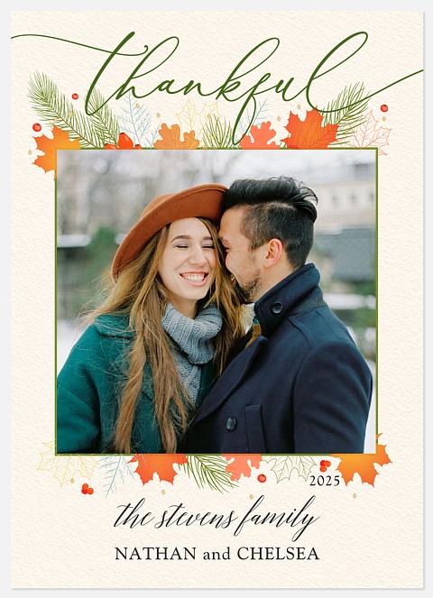 Fall Flourish Thanksgiving Cards