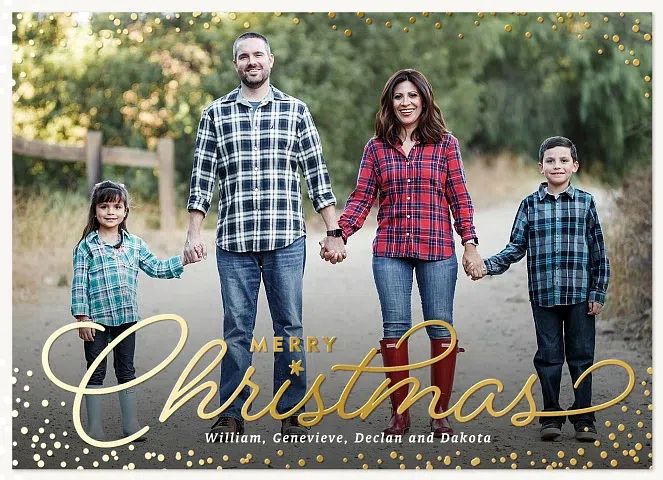 Christmas Confetti Christmas Cards