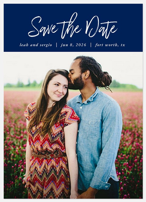 Hand-Written Save the Date Photo Cards