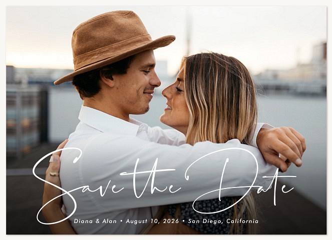  Fine Signature Save the Date Cards