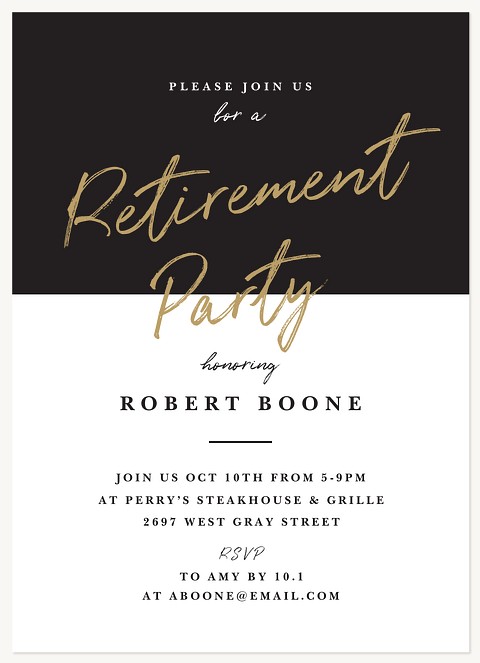 Boldly Go Party Invitations