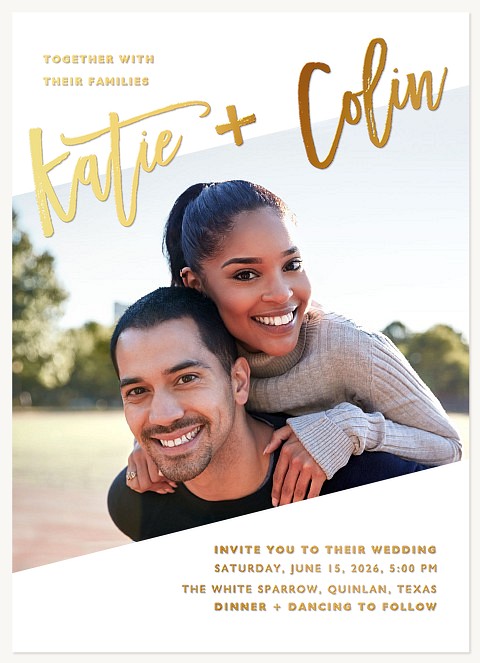 Casual Chic Wedding Invitations