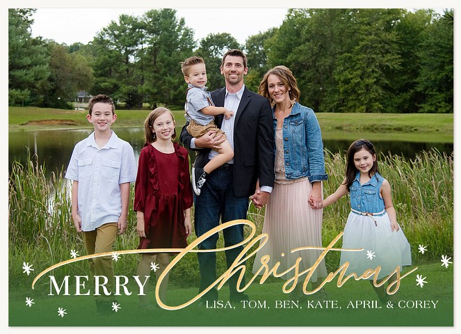 Festive Overlay Christmas Cards