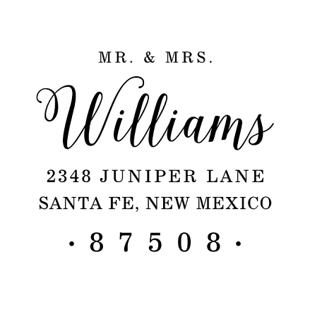 Elegantly Simple | Custom Rubber Stamps