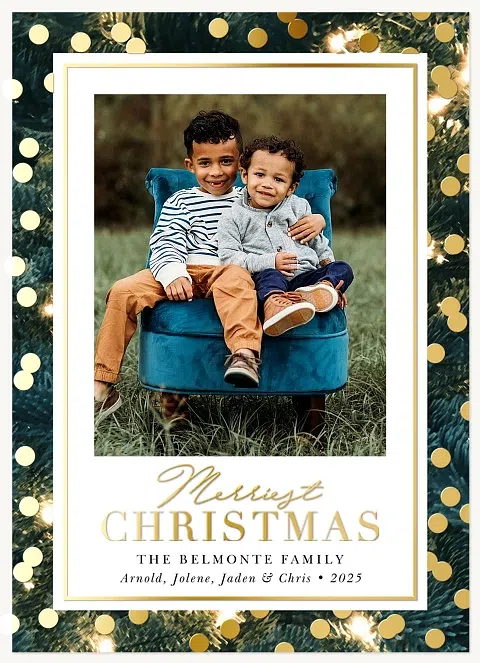 Twinkling Tree Christmas Cards