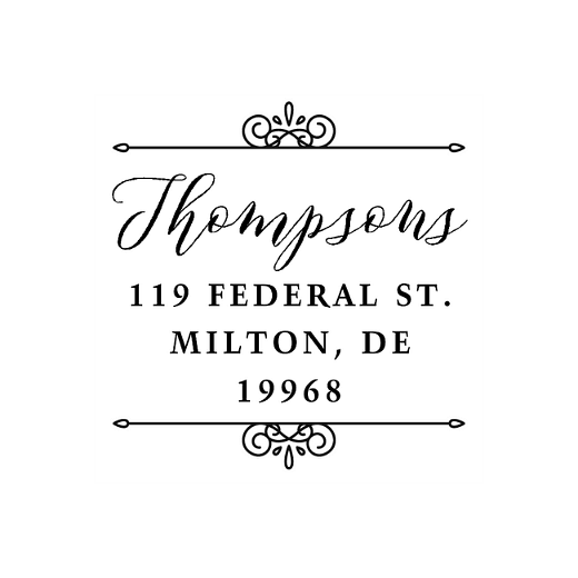 Ornately Stated | Custom Rubber Stamps