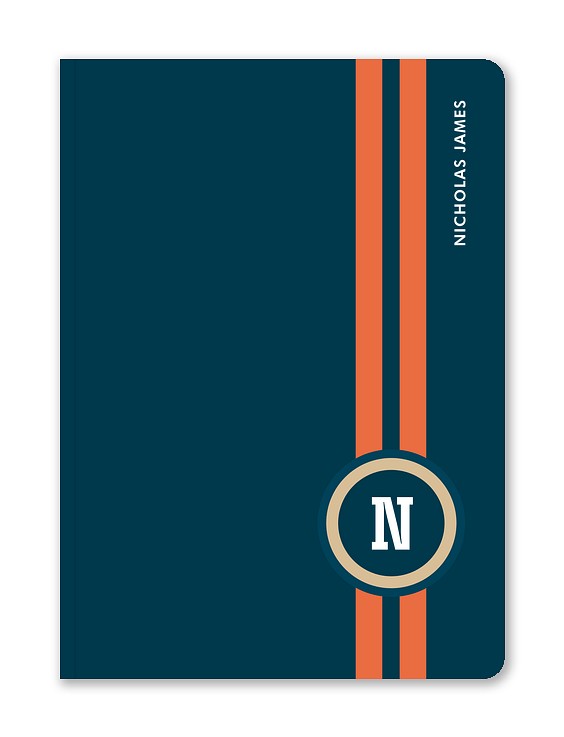 Moto Stripes Custom Softcover Journals