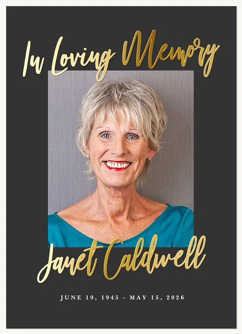 Shimmering Memory Memorial & Sympathy Cards