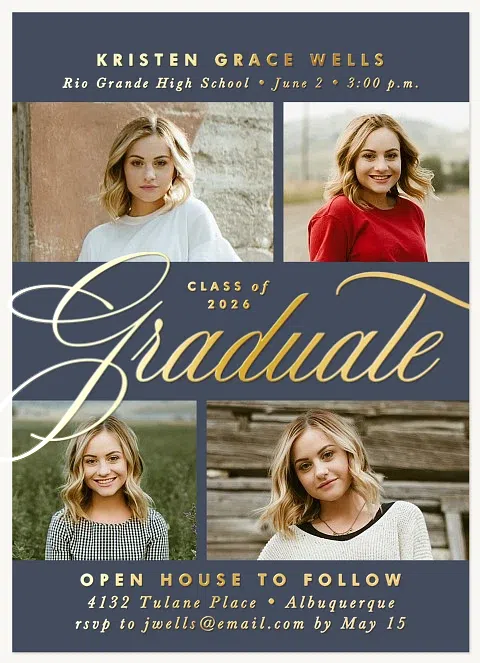 With Distinction Graduation Announcements