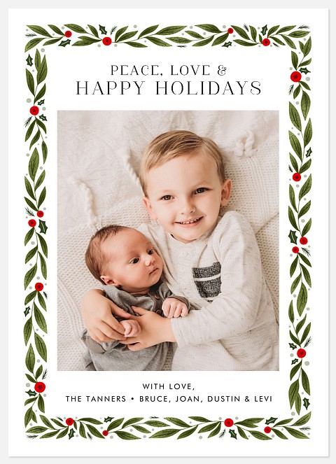 Garland Delight Holiday Photo Cards