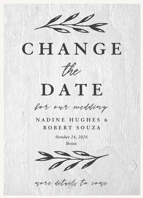 Inked Laurels Change the Date Cards