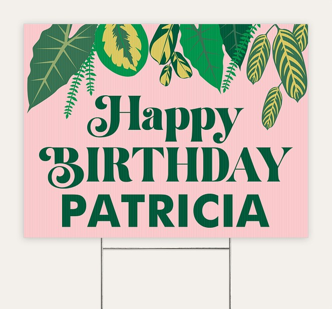 Plant Lady Custom Yard Signs