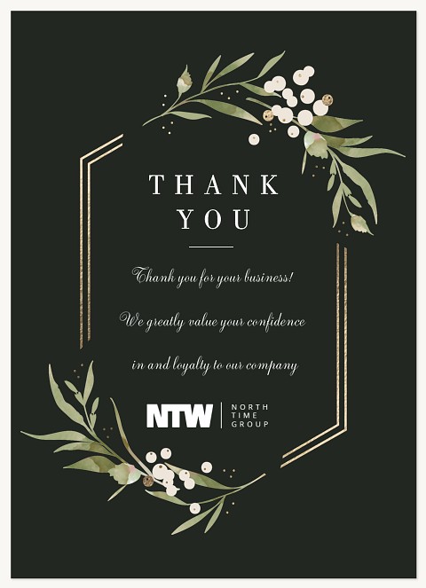 Sonoma Valley Business Thank You Cards