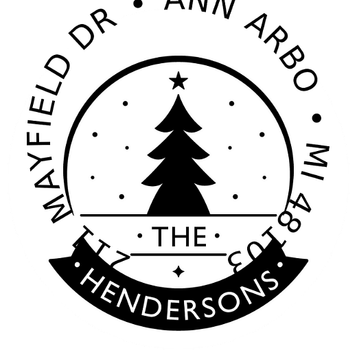 O Christmas Tree | Custom Rubber Stamps