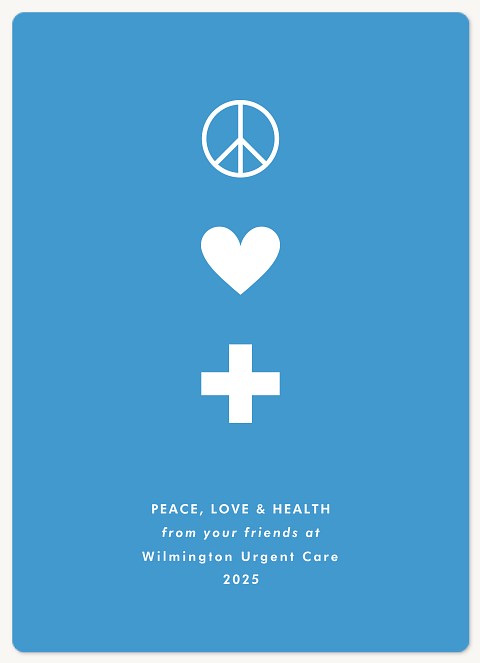 Health Wishes Holiday & Christmas Magnet Cards