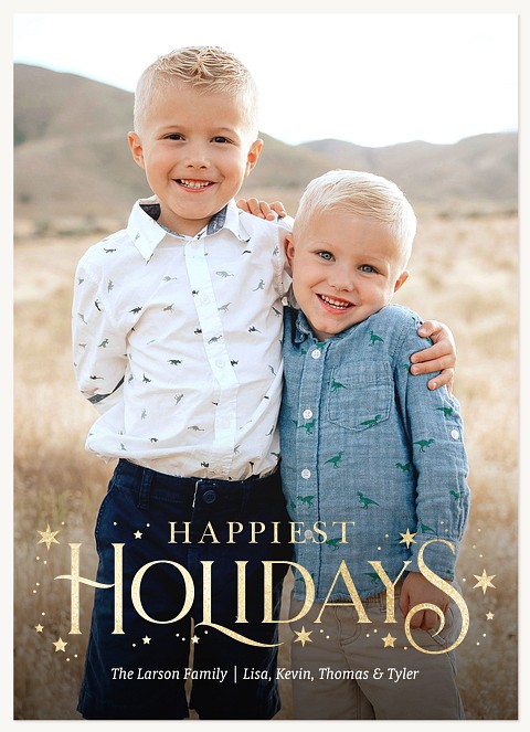 Storybook Sparkle Photo Holiday Cards