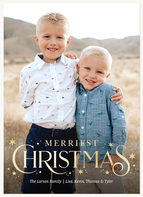 Storybook Sparkle Photo Holiday Cards