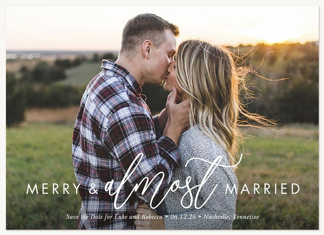 Almost Married Christmas Cards