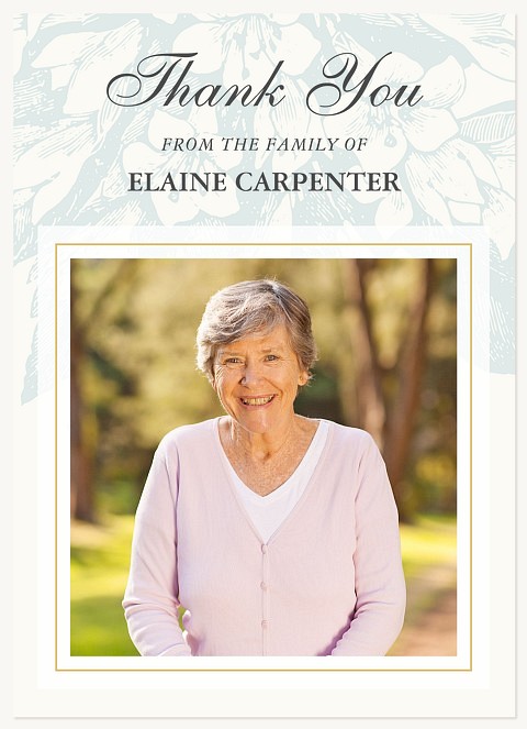 Vintage Frames Memorial & Sympathy Cards