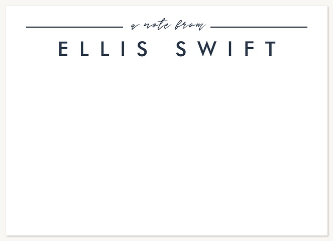 Modern Note Stationery