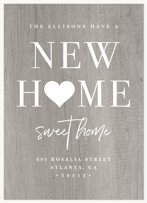 Heart Home Moving Announcements