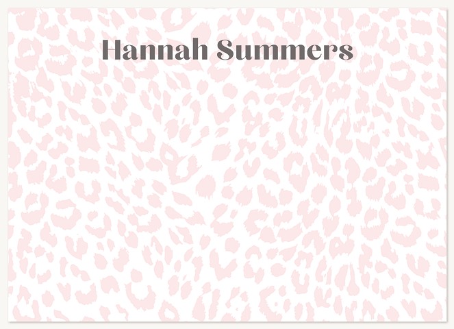 Soft Leopard Stationery
