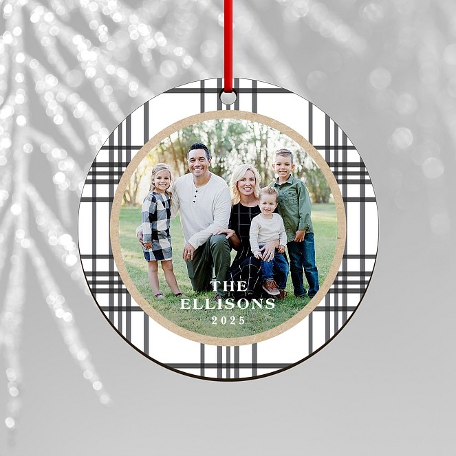 Farmhouse Photo Custom Ornaments