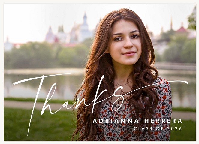 Casual Thanks Thank You Cards 