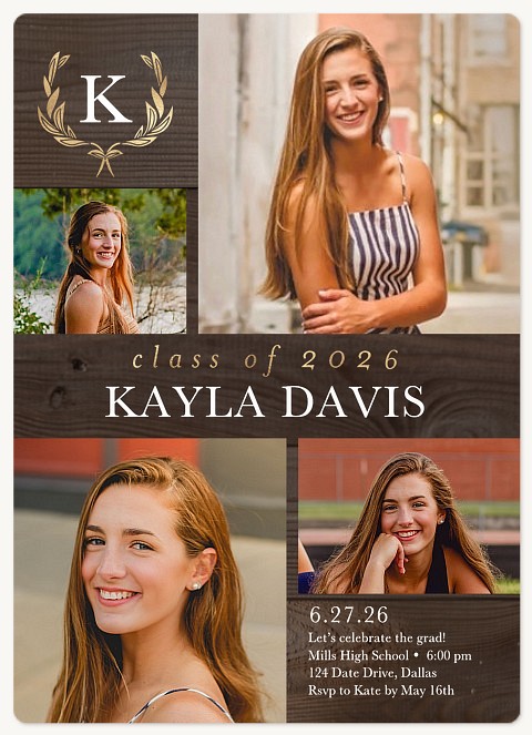 Country Commencement  Graduation Announcements