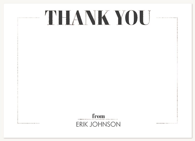 Mod Frame Graduation Thank You Cards