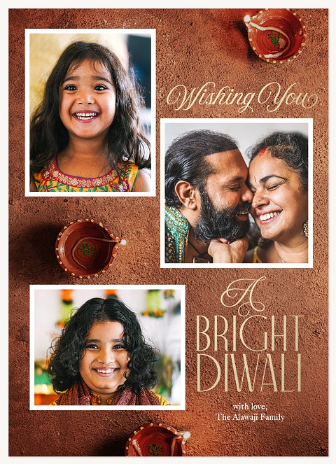 A Bright Diwali Diwali Holiday Cards
