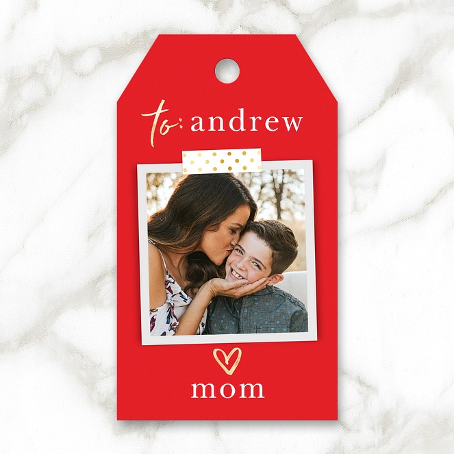 Minimal Snapshot Custom Gift Tags