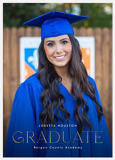 Distinguished Graduate Graduation Cards