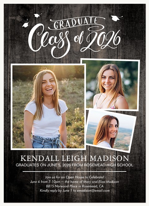 Wooden Whimsy Graduation Cards