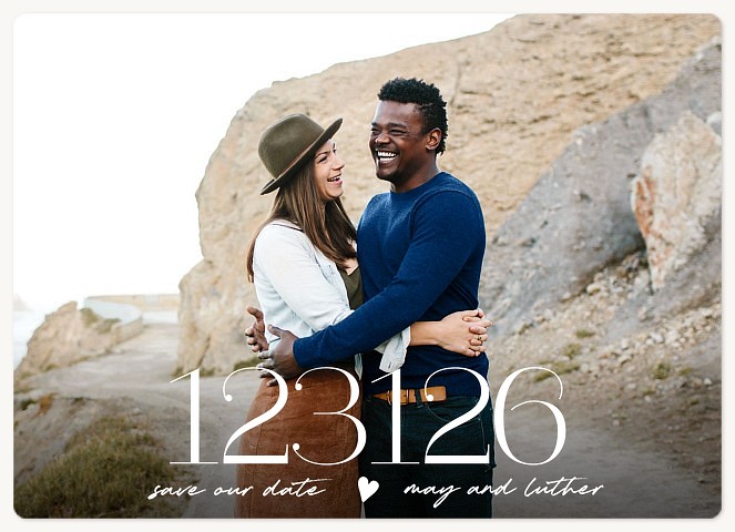 Little Heart Save the Date Magnets