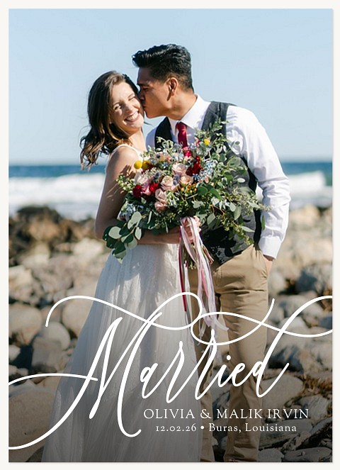 Newly Together Wedding Announcements