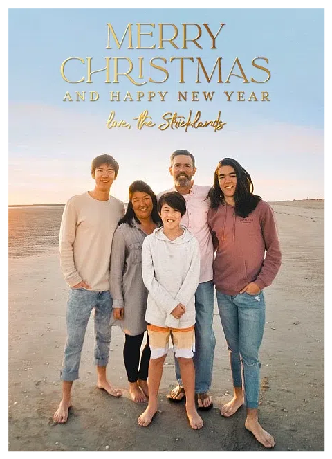 Signed Greetings Personalized Holiday Cards