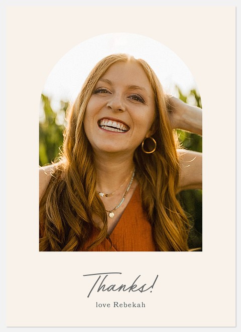 Boho Arch Thank You Thank You Cards 