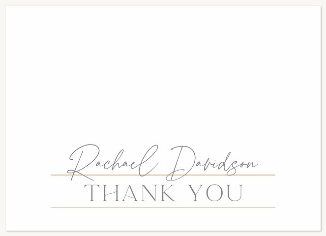 Top of the Line Thank You Cards 