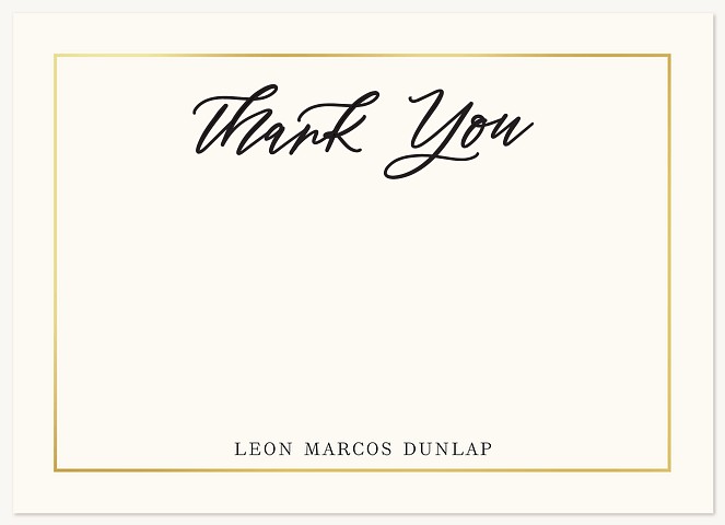 Formal Frame Thank You Cards 