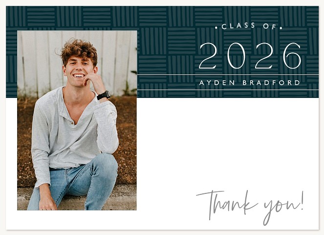Classic Corner Thank You Cards 
