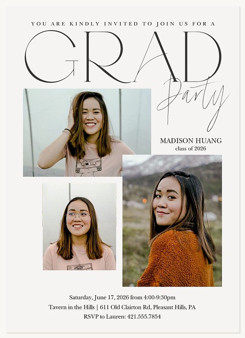 Nouveau Mix Graduation Cards