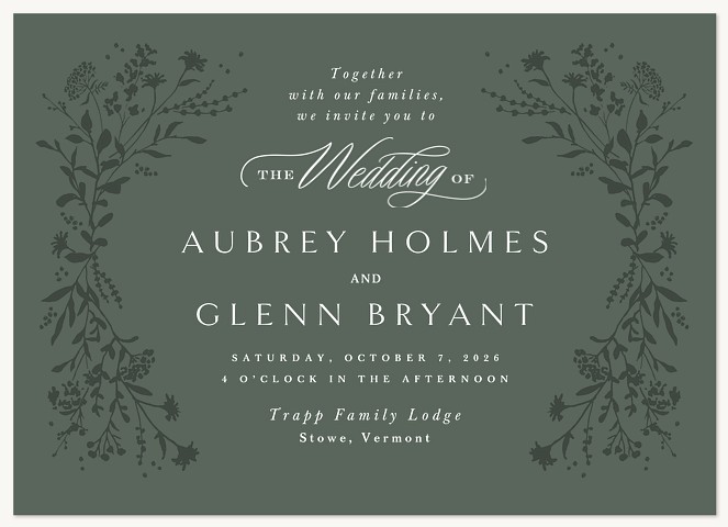 Sweet Harvest Wedding Invitations
