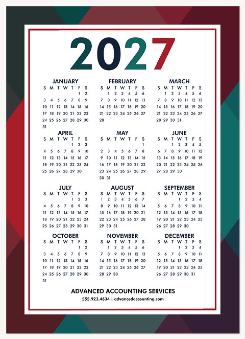 Classic Countdown Business Holiday Cards