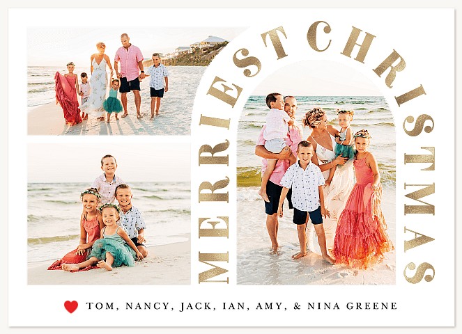Big Arch Personalized Holiday Cards