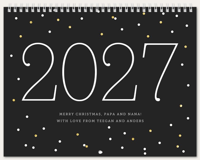Big Confetti Calendar Custom Photo Calendars
