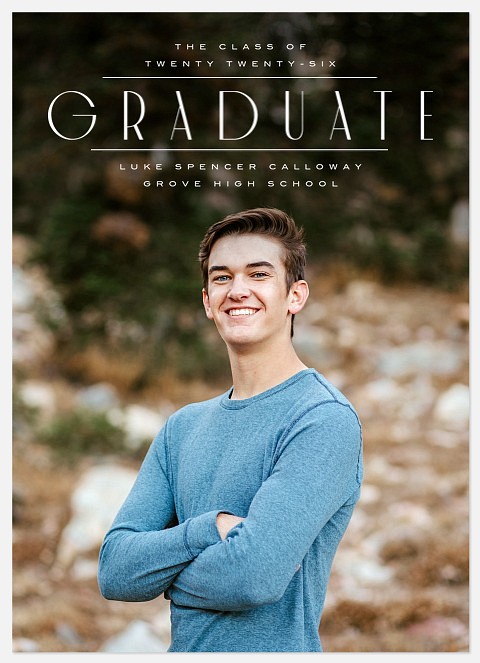 Deco Marquee Graduation Cards